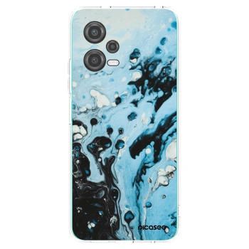 Picasee silikonska prozirna maskica za Xiaomi Poco X5 - Organic blue