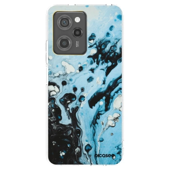 Picasee silikonska prozirna maskica za Xiaomi Poco X5 Pro - Organic blue