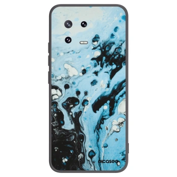 Picasee crna silikonska maskica za Xiaomi 13 Pro - Organic blue