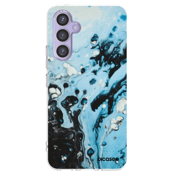 Picasee silikonska prozirna maskica za Samsung Galaxy A54 5G A546B - Organic blue