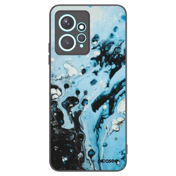 Picasee crna silikonska maskica za Xiaomi Redmi Note 12 4G - Organic blue