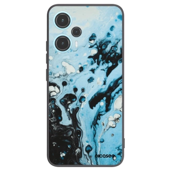 Picasee crna silikonska maskica za Xiaomi Poco F5 - Organic blue