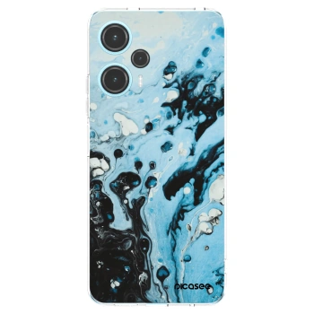 Picasee silikonska prozirna maskica za Xiaomi Poco F5 - Organic blue