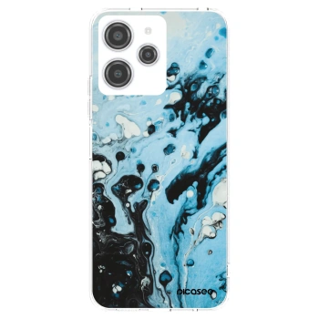 Picasee silikonska prozirna maskica za Xiaomi Redmi 12 4G - Organic blue