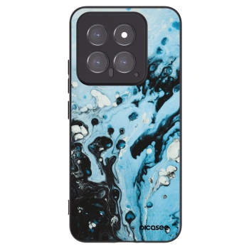 Picasee crna silikonska maskica za Xiaomi 14 - Organic blue