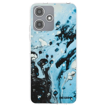 Picasee silikonska prozirna maskica za Xiaomi Redmi 12 5G - Organic blue