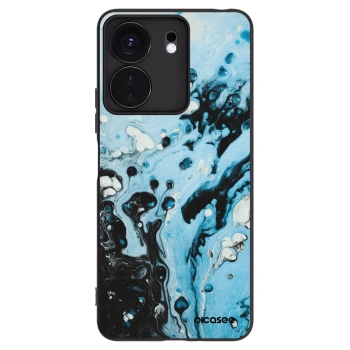 Picasee crna silikonska maskica za Xiaomi Redmi 13C 4G - Organic blue