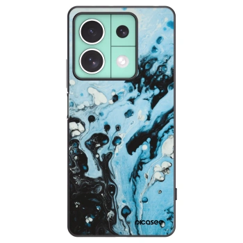 Picasee crna silikonska maskica za Xiaomi Redmi Note 13 5G - Organic blue