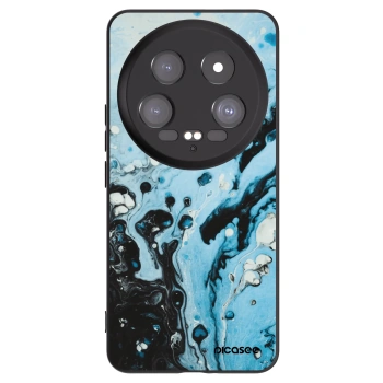 Picasee crna silikonska maskica za Xiaomi 14 Ultra - Organic blue