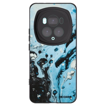 Picasee crna silikonska maskica za Honor Magic6 Pro - Organic blue