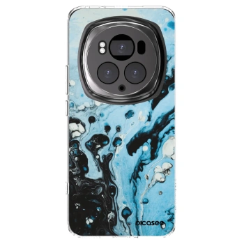 Picasee silikonska prozirna maskica za Honor Magic6 Pro - Organic blue