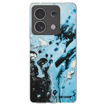 Picasee silikonska prozirna maskica za Xiaomi Redmi Note 13 4G - Organic blue