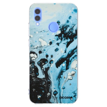 Picasee silikonska prozirna maskica za Huawei P Smart 2019 - Organic blue