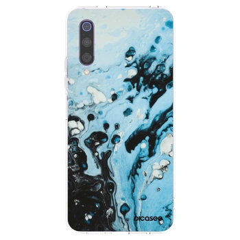 Picasee silikonska prozirna maskica za Xiaomi Mi 9 - Organic blue