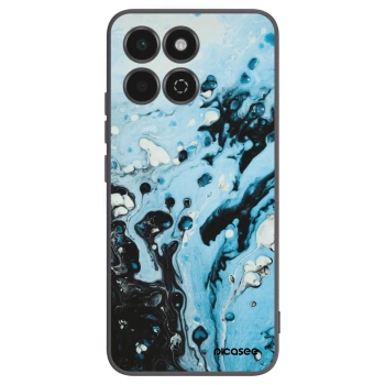 Picasee crna silikonska maskica za Honor 200 Smart 5G - Organic blue