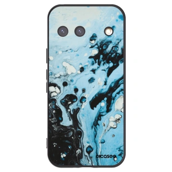 Picasee crna silikonska maskica za Google Pixel 9 - Organic blue