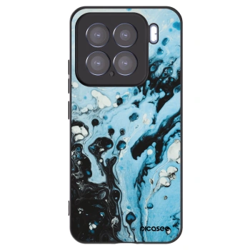 Picasee crna silikonska maskica za Xiaomi 15 - Organic blue