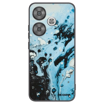 Picasee crna silikonska maskica za Xiaomi Poco F6 - Organic blue