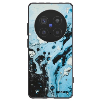 Picasee crna silikonska maskica za Vivo X200 Pro - Organic blue