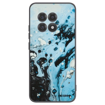 Picasee crna silikonska maskica za OnePlus 13R 5G - Organic blue
