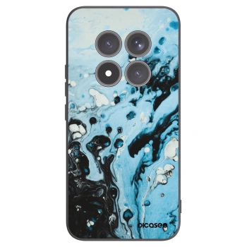 Picasee crna silikonska maskica za Xiaomi Redmi Note 15 Pro+ - Organic blue