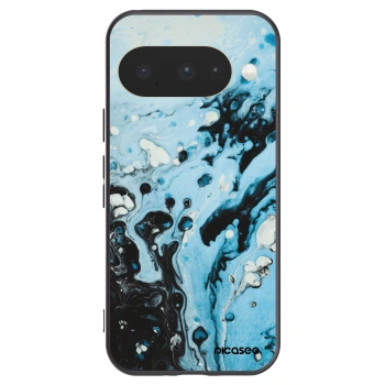Picasee crna silikonska maskica za Google Pixel 10 - Organic blue