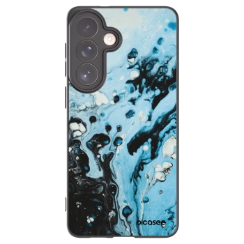 Picasee crna silikonska maskica za Samsung Galaxy S26+ - Organic blue