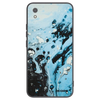 Picasee crna silikonska maskica za Xiaomi Redmi 7A - Organic blue