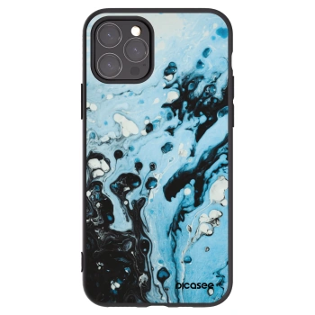 Picasee crna silikonska maskica za Apple iPhone 11 Pro - Organic blue