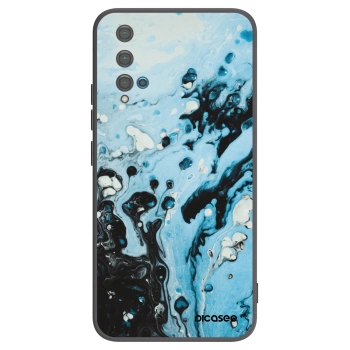 Picasee crna silikonska maskica za Huawei Nova 5T - Organic blue
