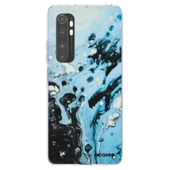 Picasee silikonska prozirna maskica za Xiaomi Mi Note 10 Lite - Organic blue