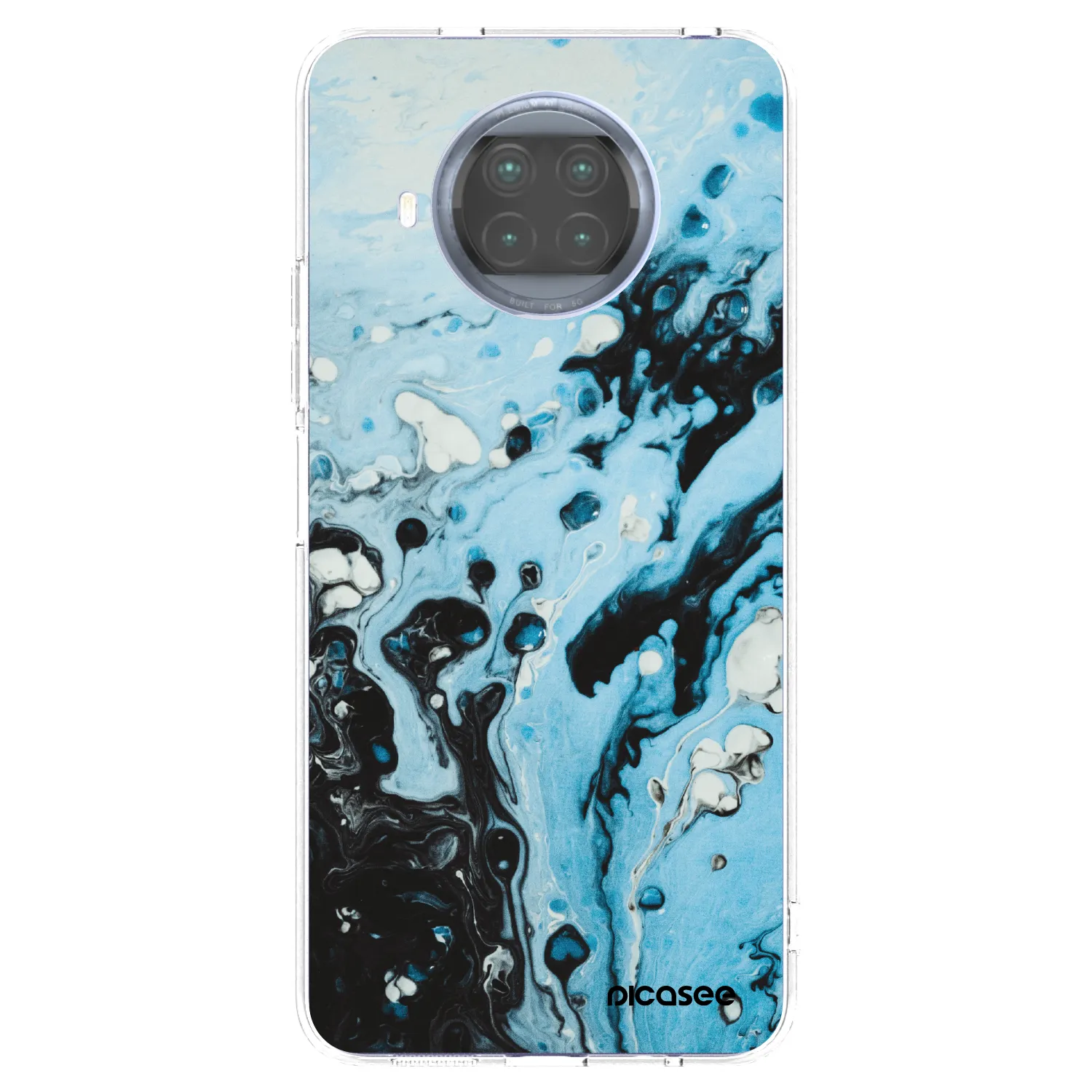Picasee silikonska prozirna maskica za Xiaomi Mi 10T Lite - Organic blue