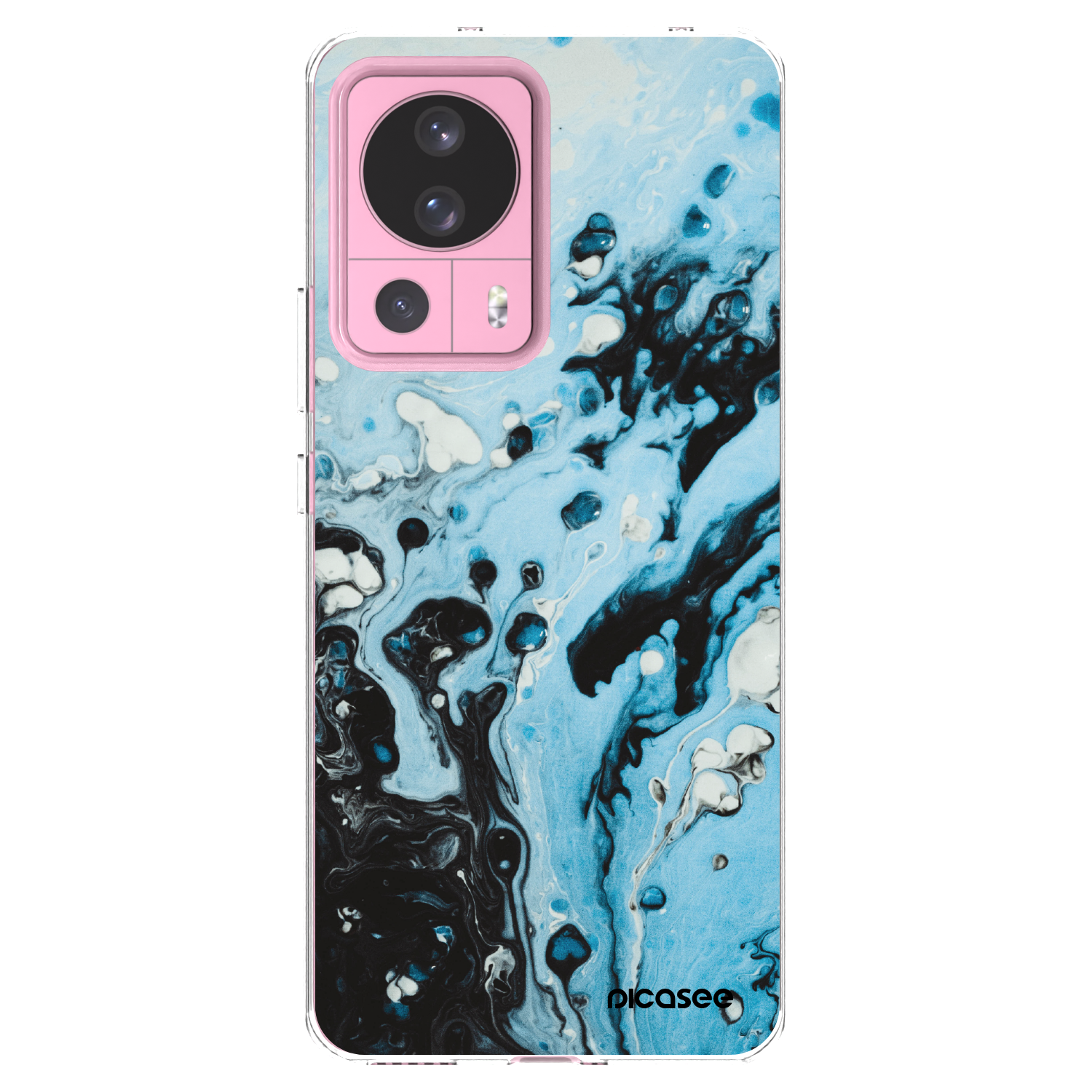 Picasee silikonska prozirna maskica za Xiaomi 13 Lite - Organic blue