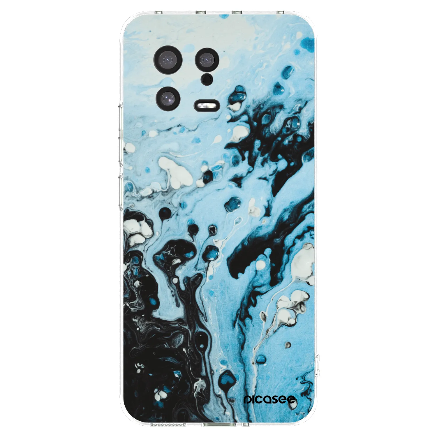 Picasee silikonska prozirna maskica za Xiaomi 13 - Organic blue