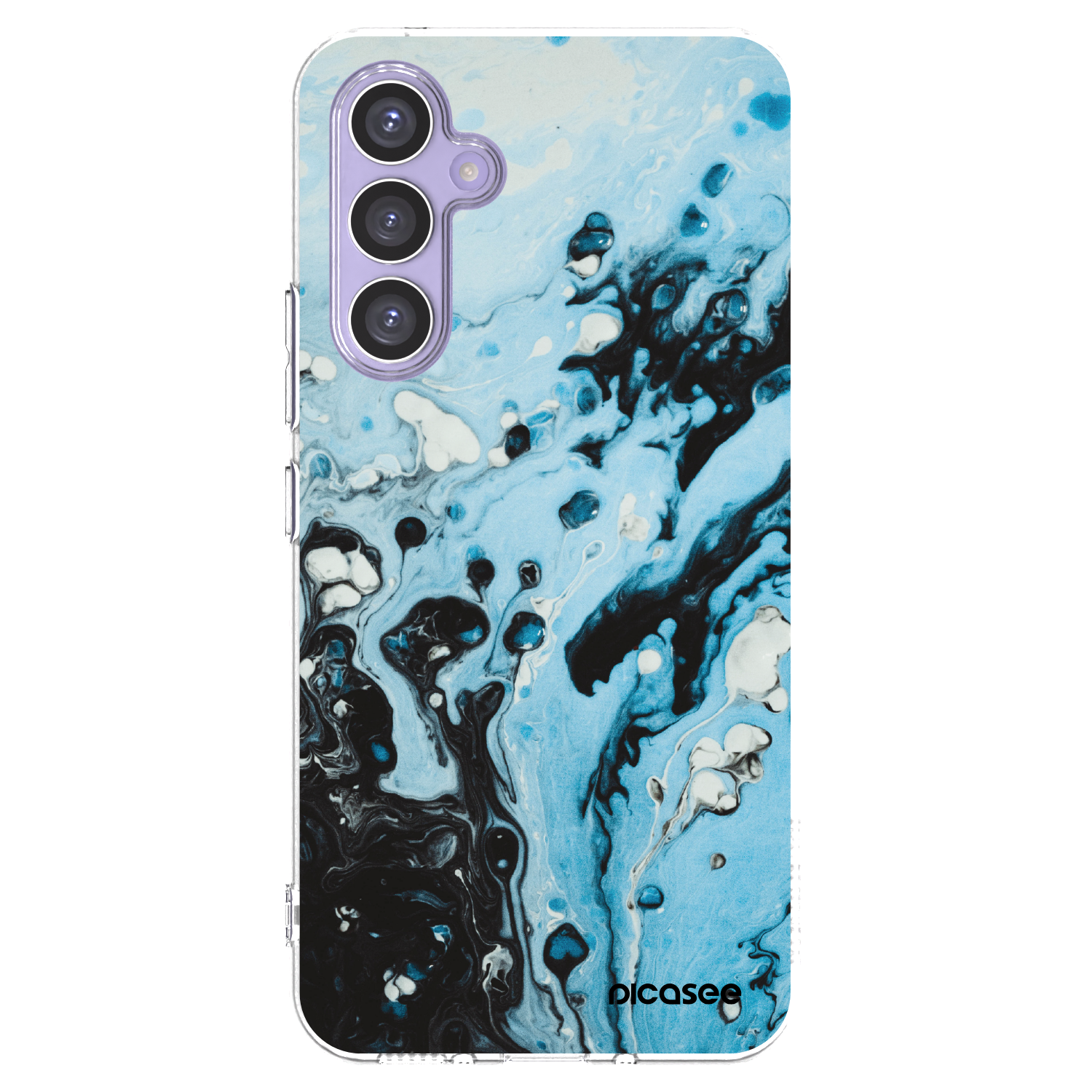 Picasee silikonska prozirna maskica za Samsung Galaxy A54 5G A546B - Organic blue