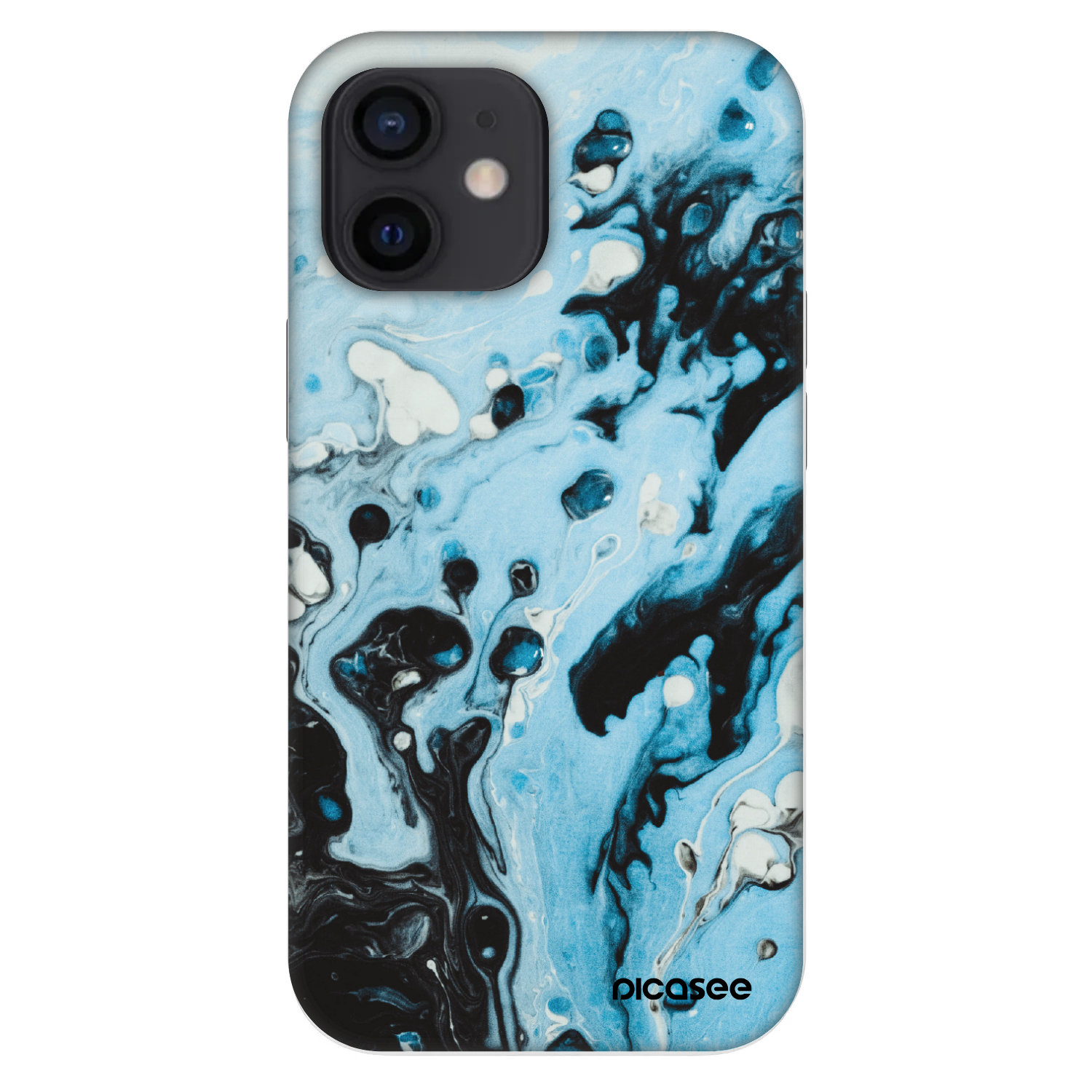Picasee Fashion Case za Apple iPhone 12 mini - Organic blue