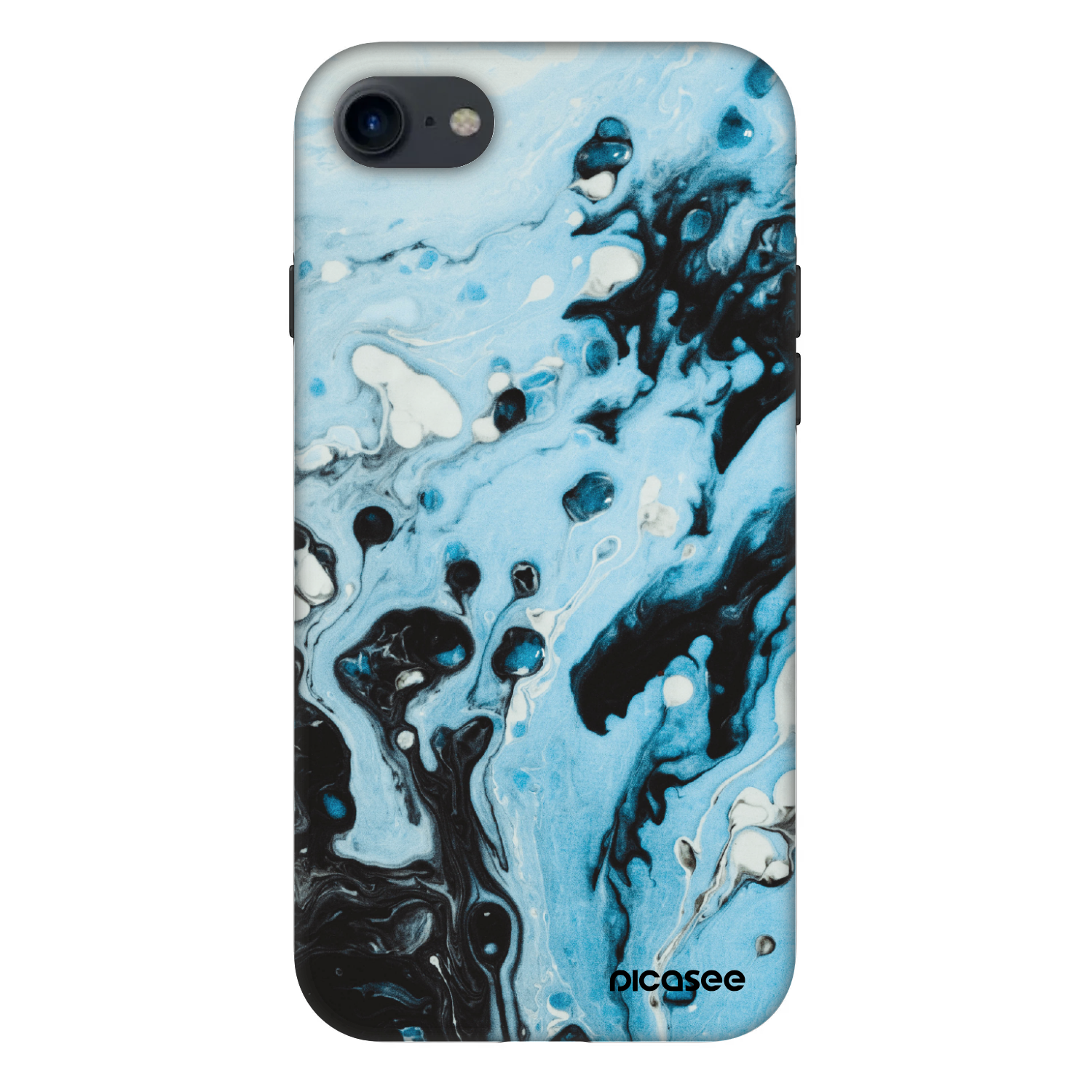 Picasee Fashion Case za Apple iPhone SE 2022 - Organic blue