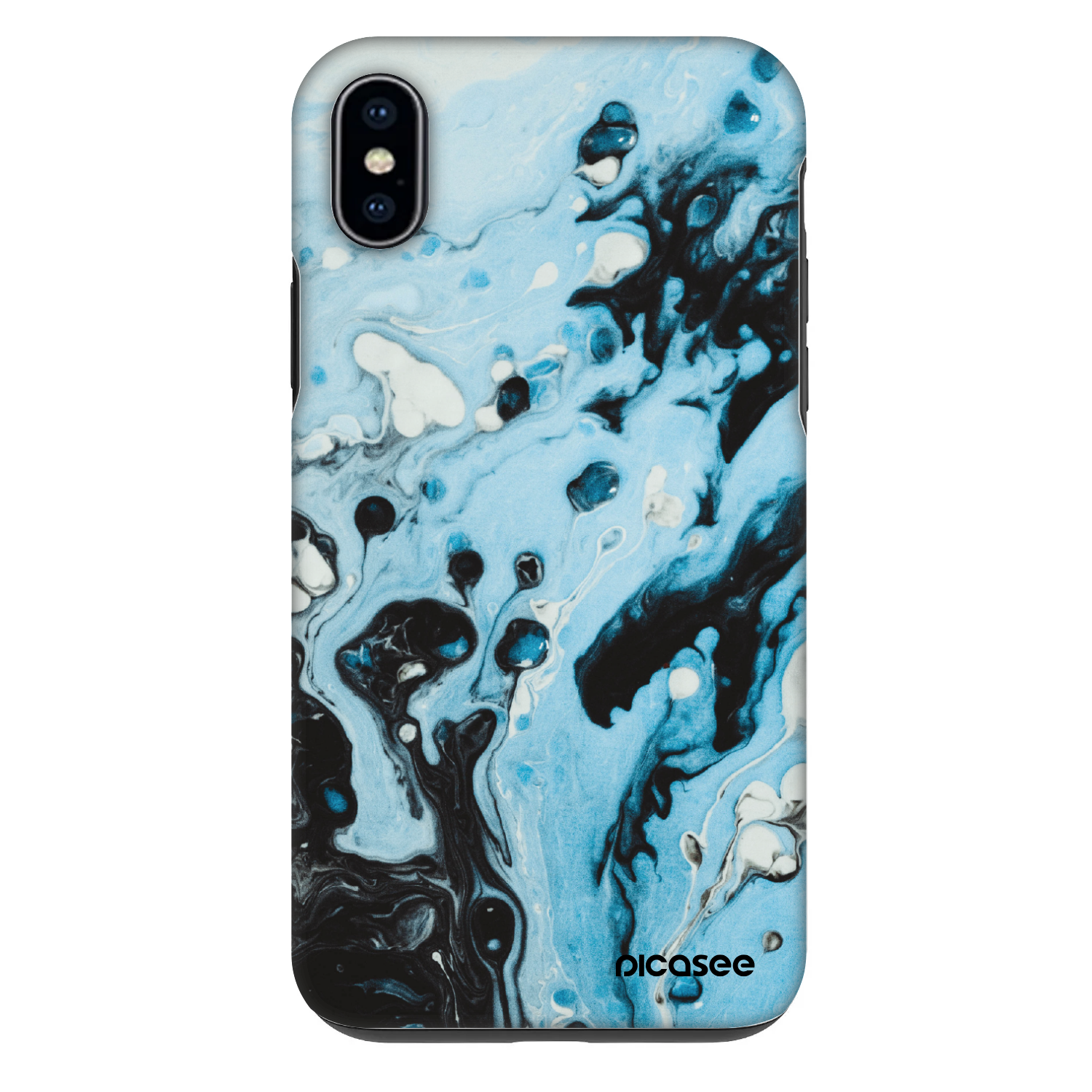 Picasee Fashion Case za Apple iPhone XS Max - Organic blue
