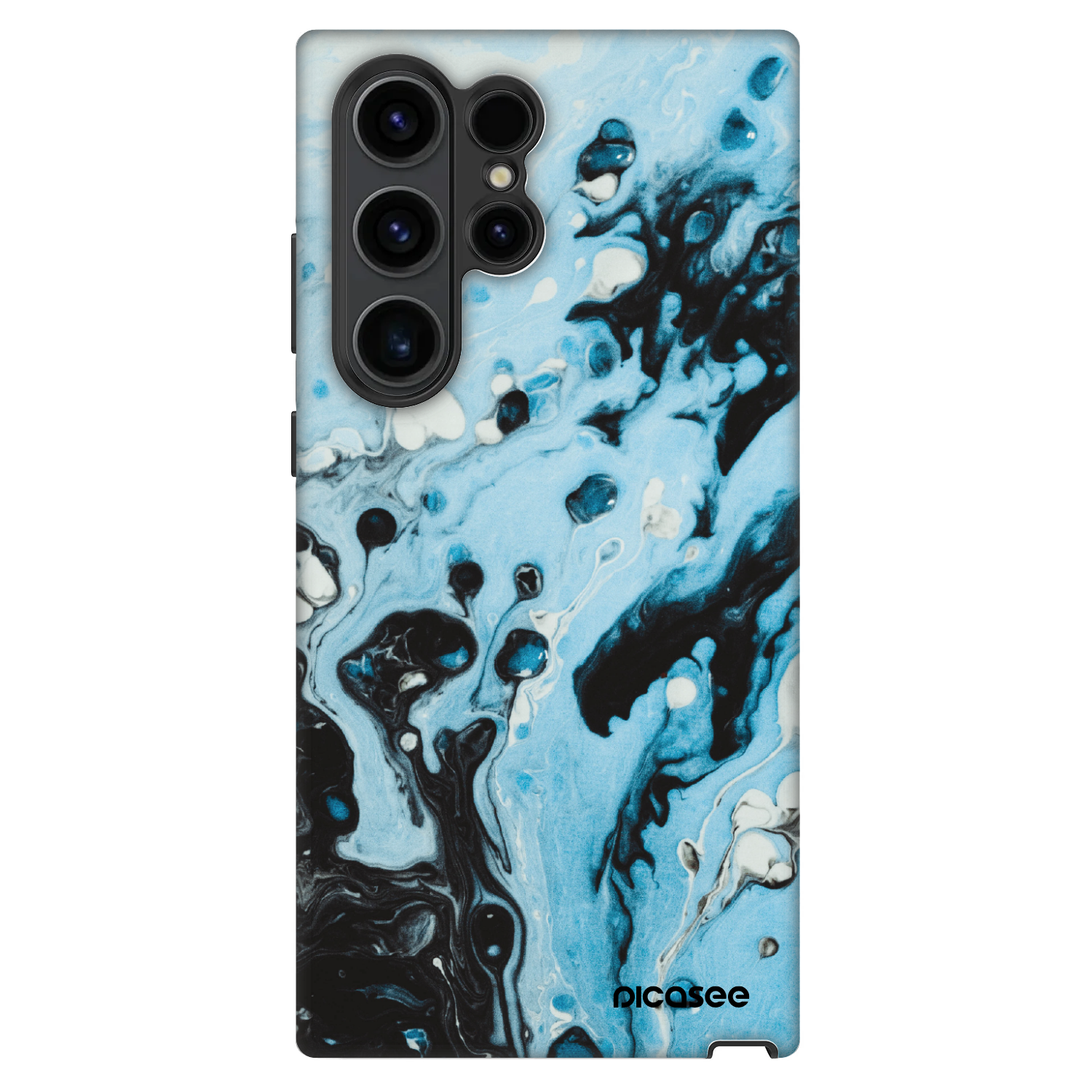 Picasee Fashion Case za Samsung Galaxy S22 Ultra 5G - Organic blue