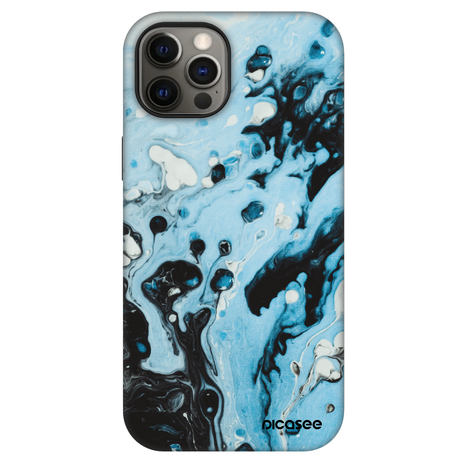 Picasee Fashion Case MagSafe za Apple iPhone 12 Pro - Organic blue