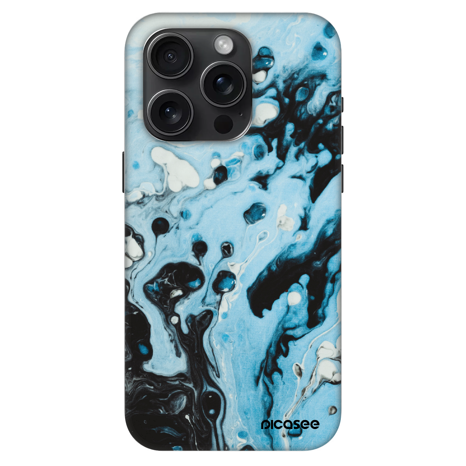 Picasee Fashion Case MagSafe za Apple iPhone 15 Pro - Organic blue