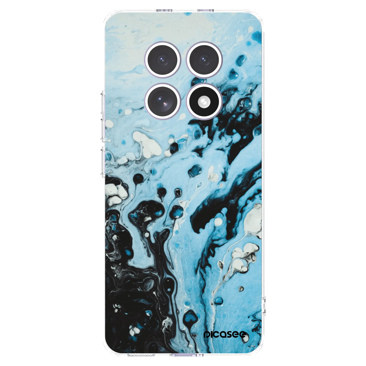 Picasee silikonska prozirna maskica za Xiaomi Redmi Note 15 - Organic blue