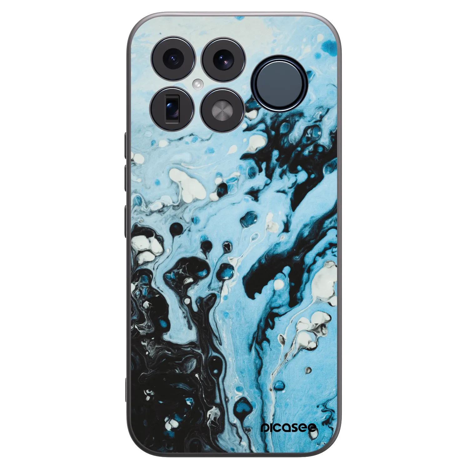 Picasee crna silikonska maskica za Xiaomi Poco F8 Ultra - Organic blue