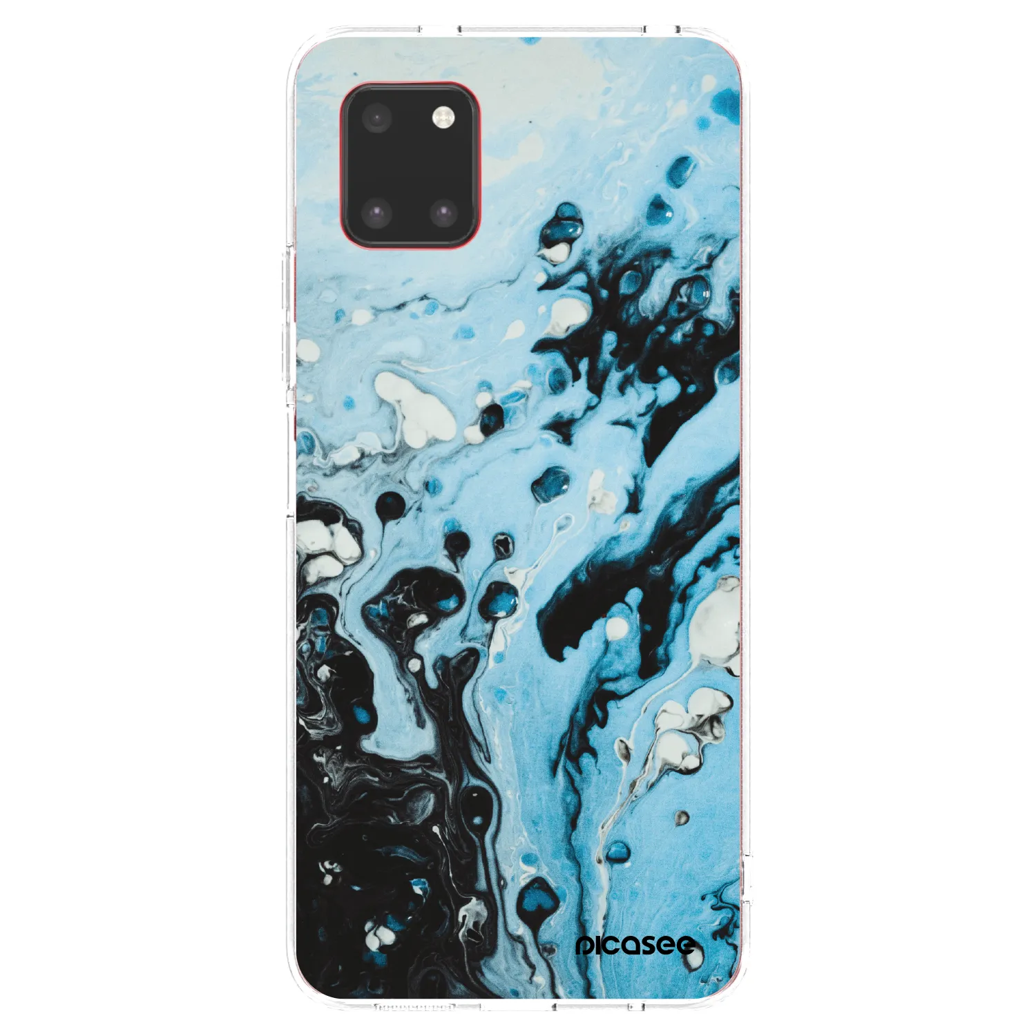 Picasee silikonska prozirna maskica za Samsung Galaxy Note 10 Lite N770F - Organic blue