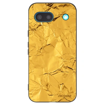 Picasee crna silikonska maskica za Google Pixel 8a - Gold