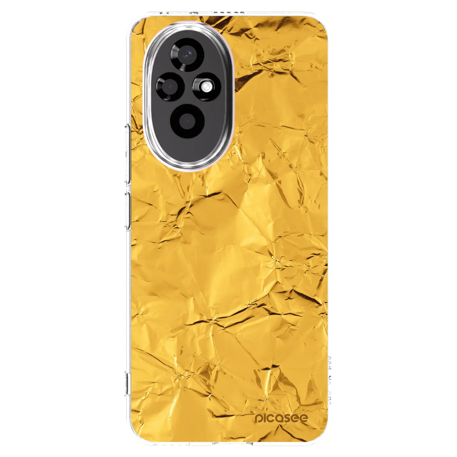 Picasee silikonska prozirna maskica za Honor 200 Pro 5G - Gold