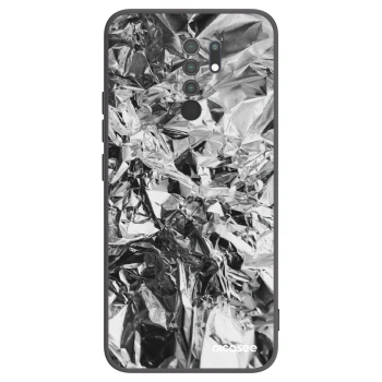 Picasee crna silikonska maskica za Xiaomi Redmi 9 - Chrome