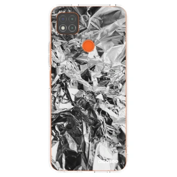 Picasee silikonska prozirna maskica za Xiaomi Redmi 9C - Chrome