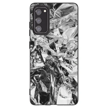 Picasee crna silikonska maskica za Samsung Galaxy S20 FE - Chrome