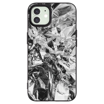 Picasee crna silikonska maskica za Apple iPhone 12 - Chrome